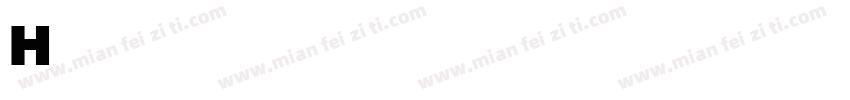 Helvetica Black Medi字体转换